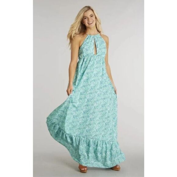 Lauren James Dresses & Skirts - Lauren James Shake Your Palm Palms Maxi Size Large